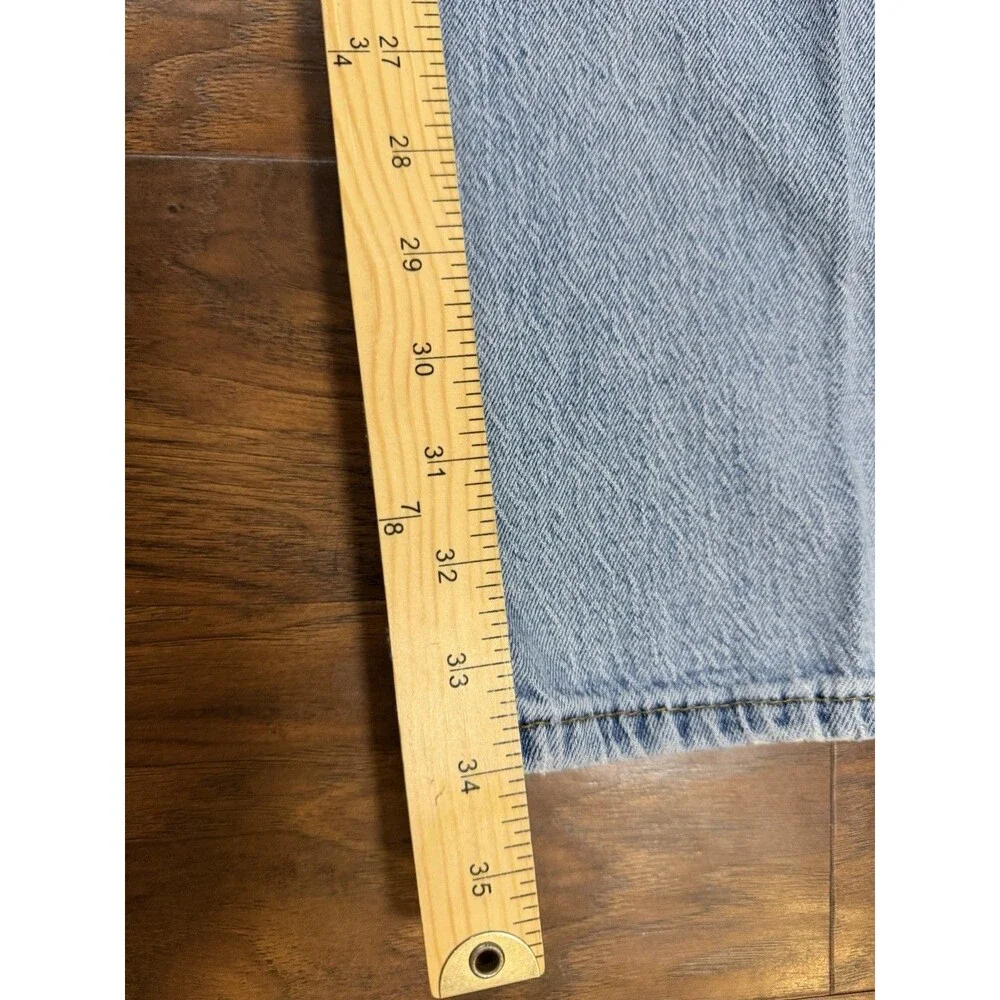 Levi's 541 Jeans Mens 34x34 Blue Rinse Denim Zip Fly Patches